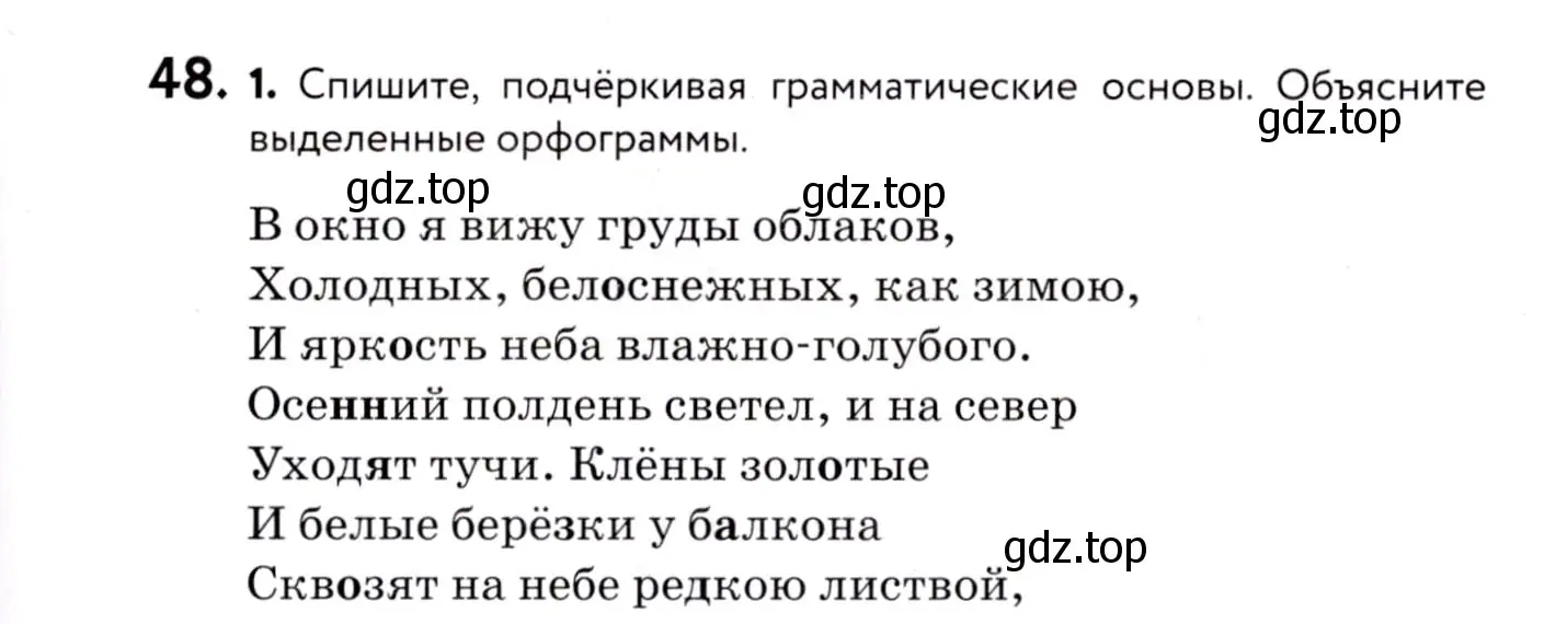 Условие номер 48 (страница 27) гдз по русскому языку 8 класс Пичугов, Еремеева, учебник