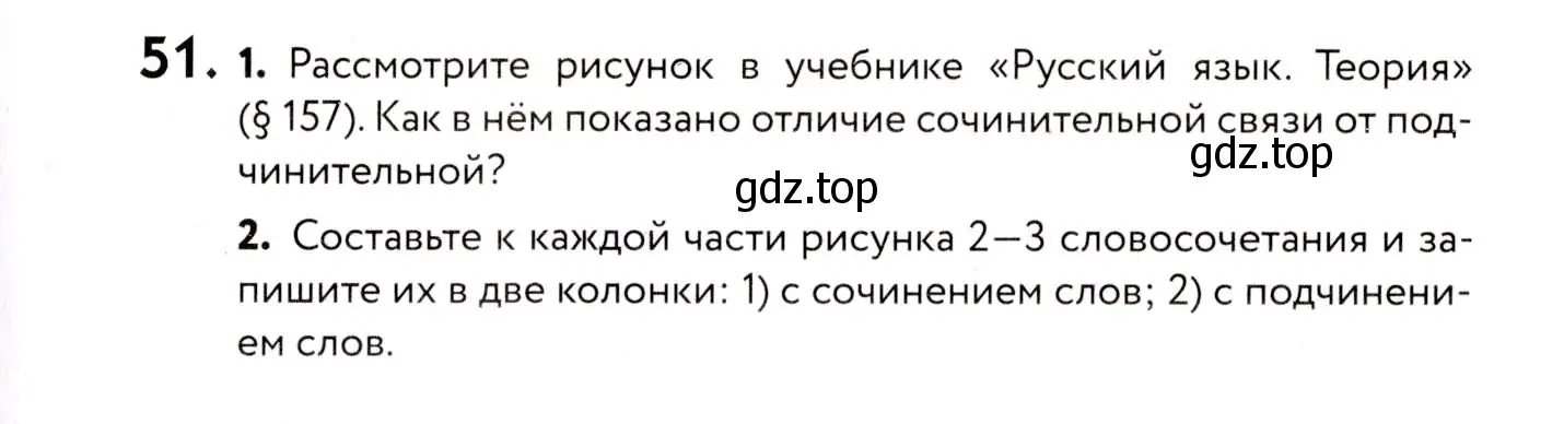 Условие номер 51 (страница 31) гдз по русскому языку 8 класс Пичугов, Еремеева, учебник