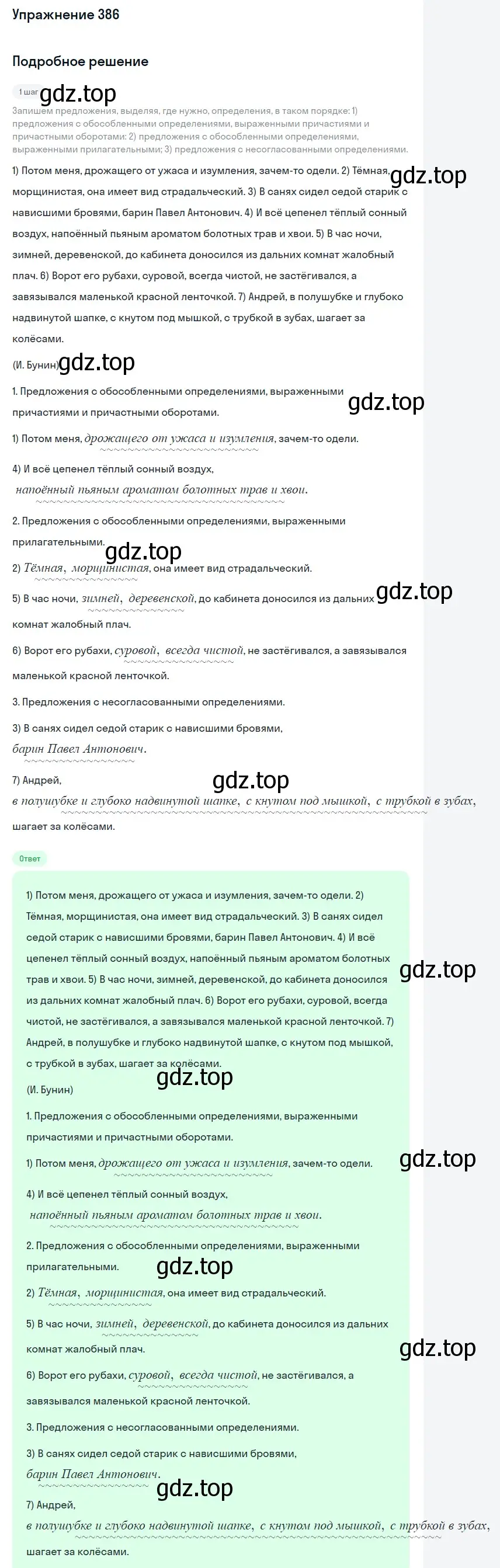 Решение 2. номер 386 (страница 177) гдз по русскому языку 8 класс Пичугов, Еремеева, учебник