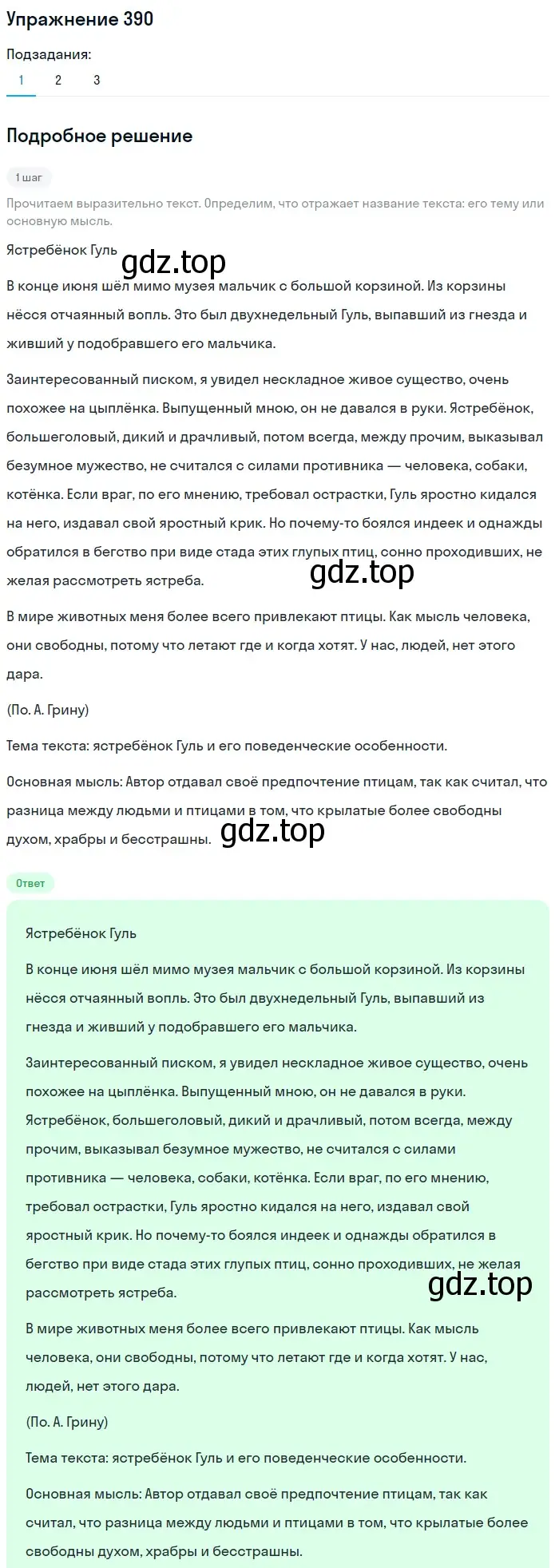 Решение 2. номер 390 (страница 179) гдз по русскому языку 8 класс Пичугов, Еремеева, учебник