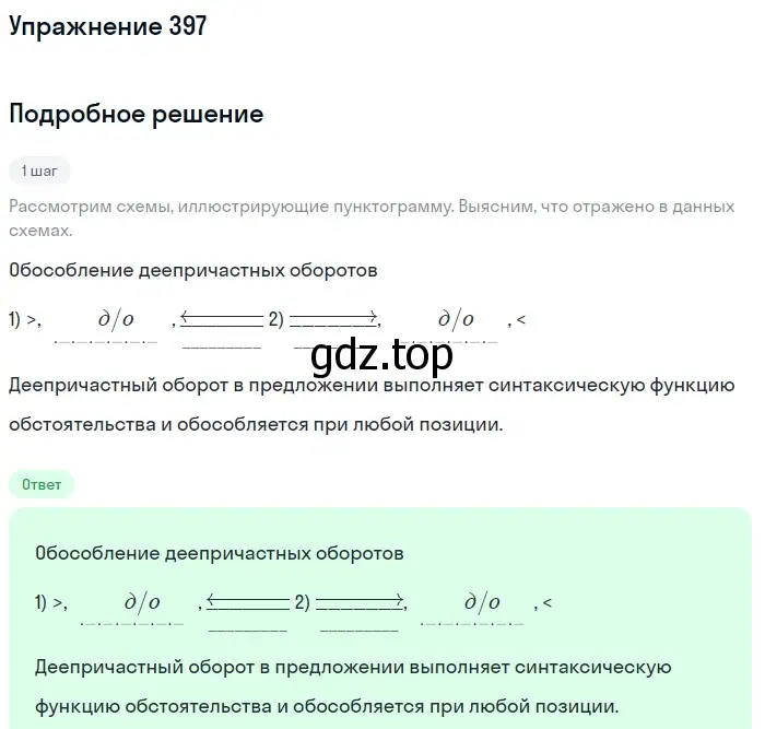 Решение 2. номер 397 (страница 182) гдз по русскому языку 8 класс Пичугов, Еремеева, учебник