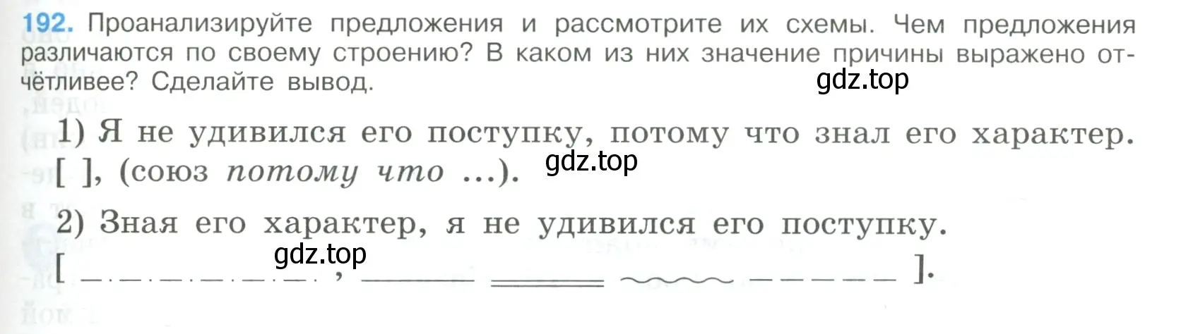 Условие номер 192 (страница 101) гдз по русскому языку 9 класс Бархударов, Крючков, учебник