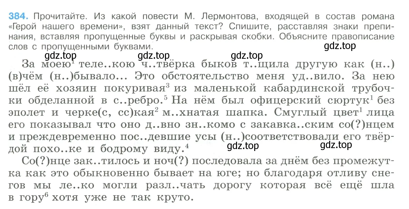 Условие номер 384 (страница 205) гдз по русскому языку 9 класс Бархударов, Крючков, учебник