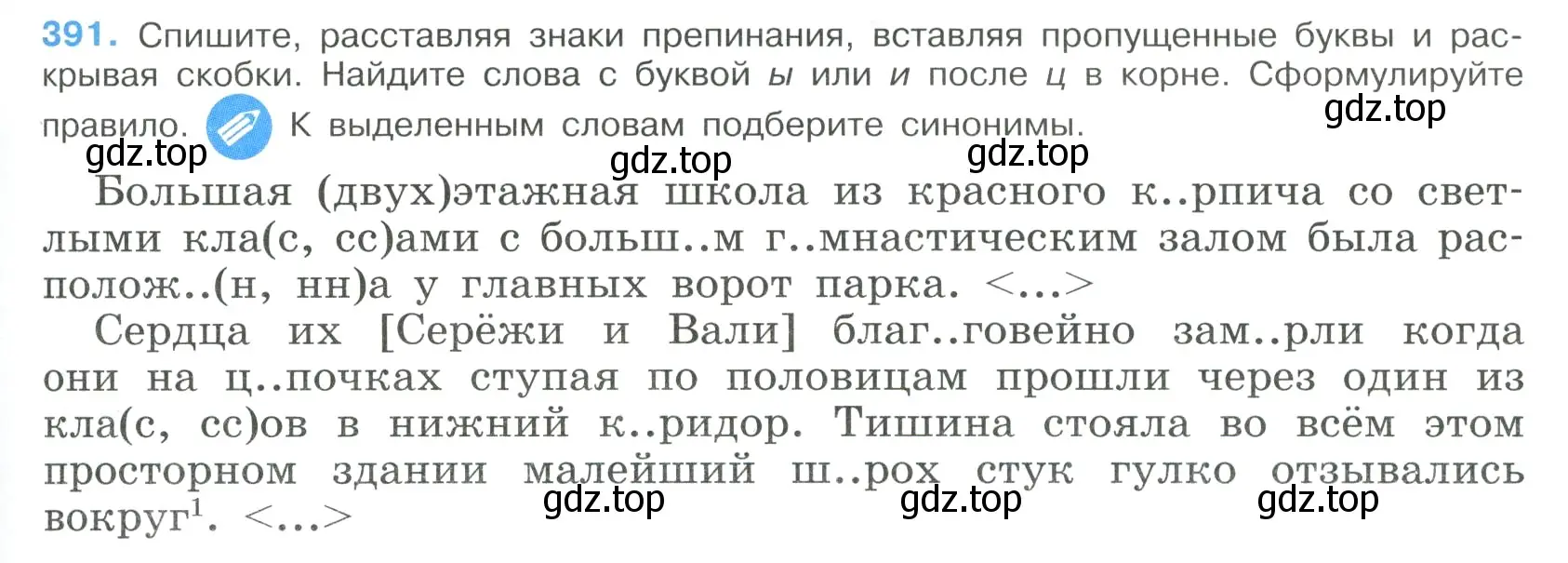 Условие номер 391 (страница 207) гдз по русскому языку 9 класс Бархударов, Крючков, учебник