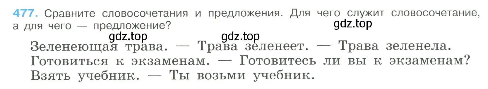 Условие номер 477 (страница 242) гдз по русскому языку 9 класс Бархударов, Крючков, учебник