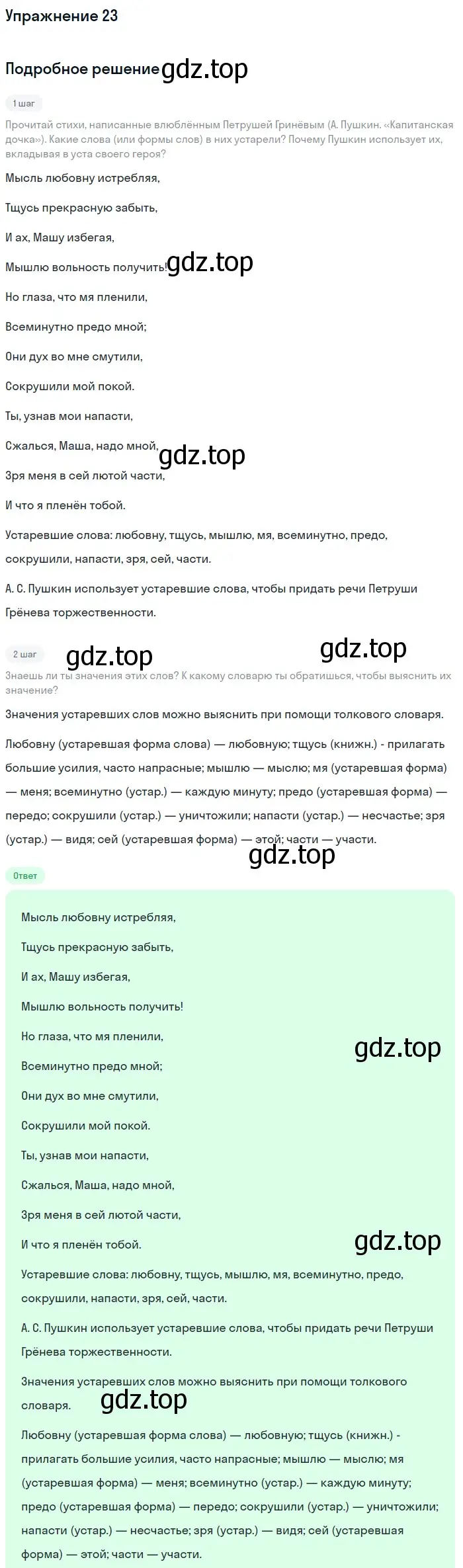 Решение 2. номер 23 (страница 14) гдз по русскому языку 9 класс Бархударов, Крючков, учебник