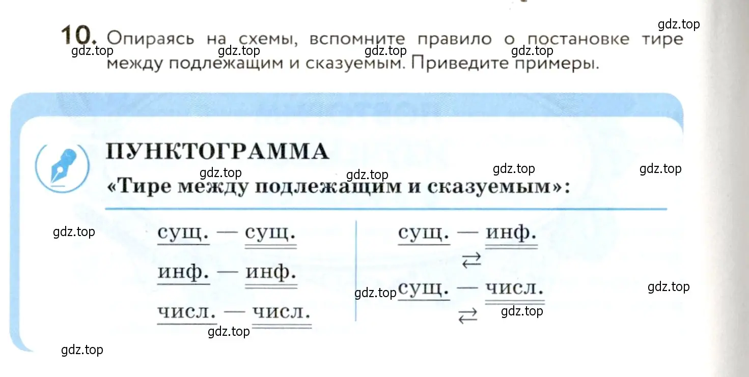 Условие номер 10 (страница 16) гдз по русскому языку 9 класс Пичугов, Еремеева, учебник