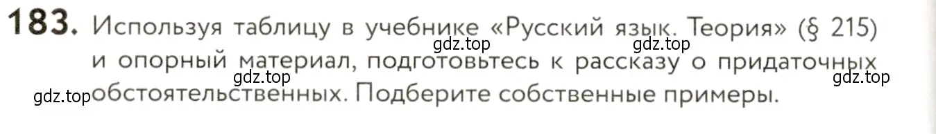 Условие номер 183 (страница 130) гдз по русскому языку 9 класс Пичугов, Еремеева, учебник