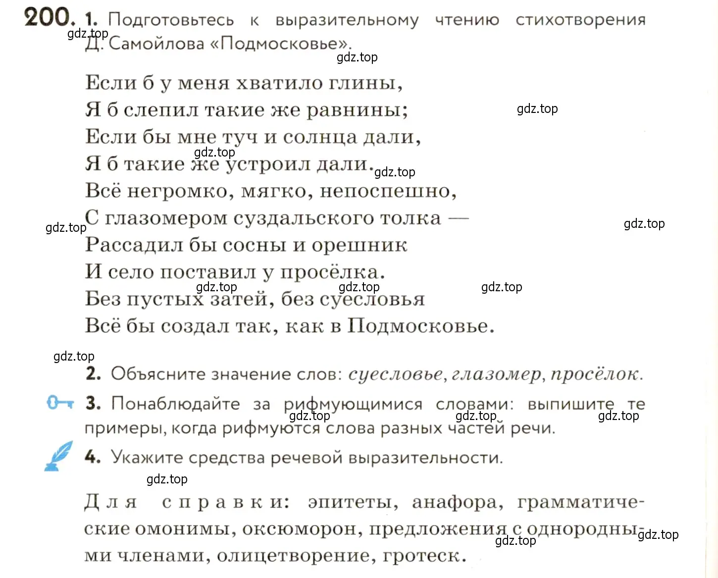 Условие номер 200 (страница 140) гдз по русскому языку 9 класс Пичугов, Еремеева, учебник