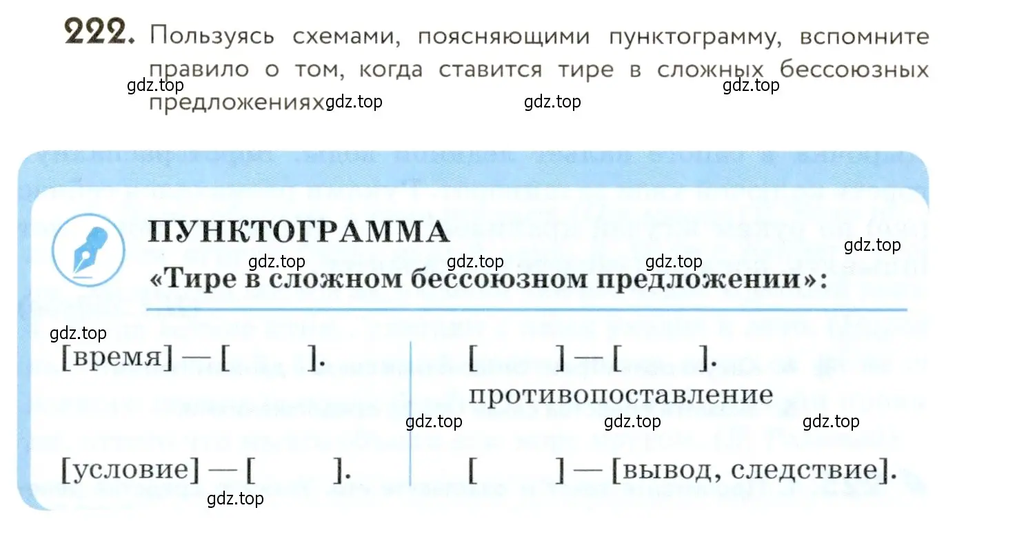 Условие номер 222 (страница 155) гдз по русскому языку 9 класс Пичугов, Еремеева, учебник