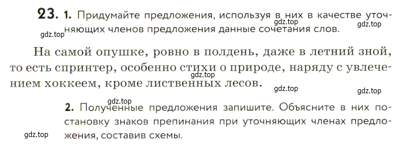 Условие номер 23 (страница 21) гдз по русскому языку 9 класс Пичугов, Еремеева, учебник