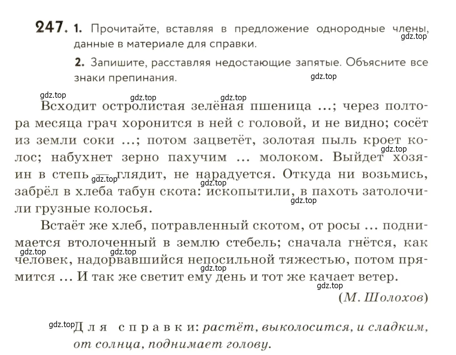 Условие номер 247 (страница 168) гдз по русскому языку 9 класс Пичугов, Еремеева, учебник