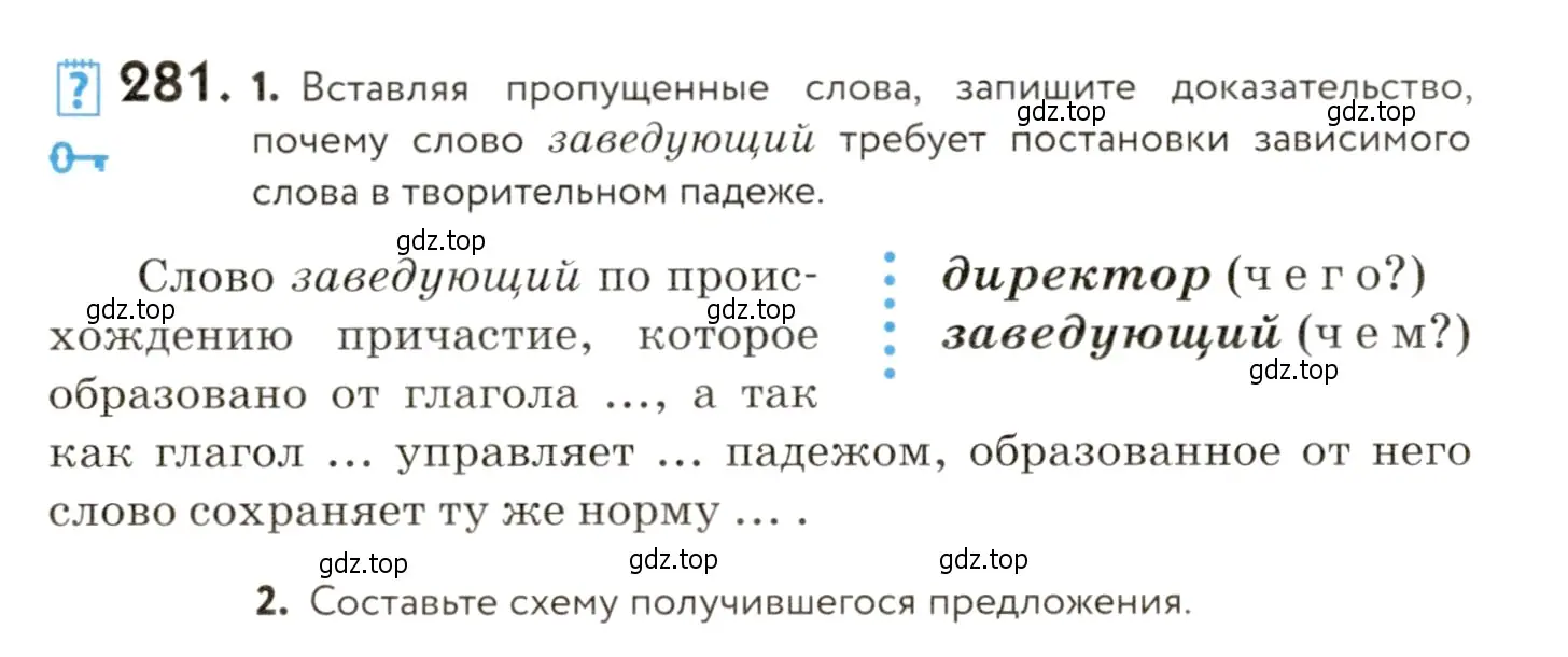 Условие номер 281 (страница 186) гдз по русскому языку 9 класс Пичугов, Еремеева, учебник