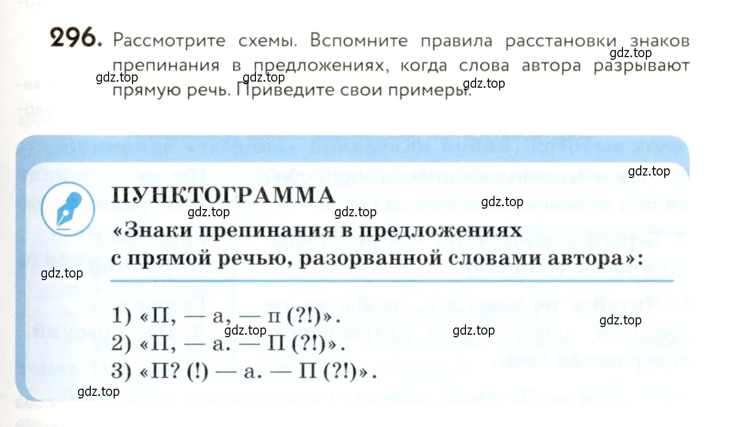 Условие номер 296 (страница 195) гдз по русскому языку 9 класс Пичугов, Еремеева, учебник