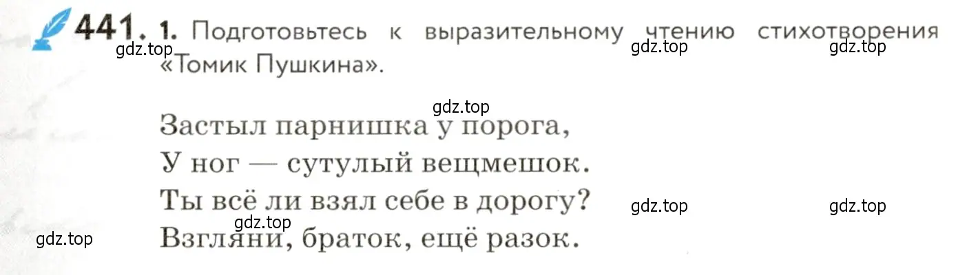 Условие номер 441 (страница 286) гдз по русскому языку 9 класс Пичугов, Еремеева, учебник