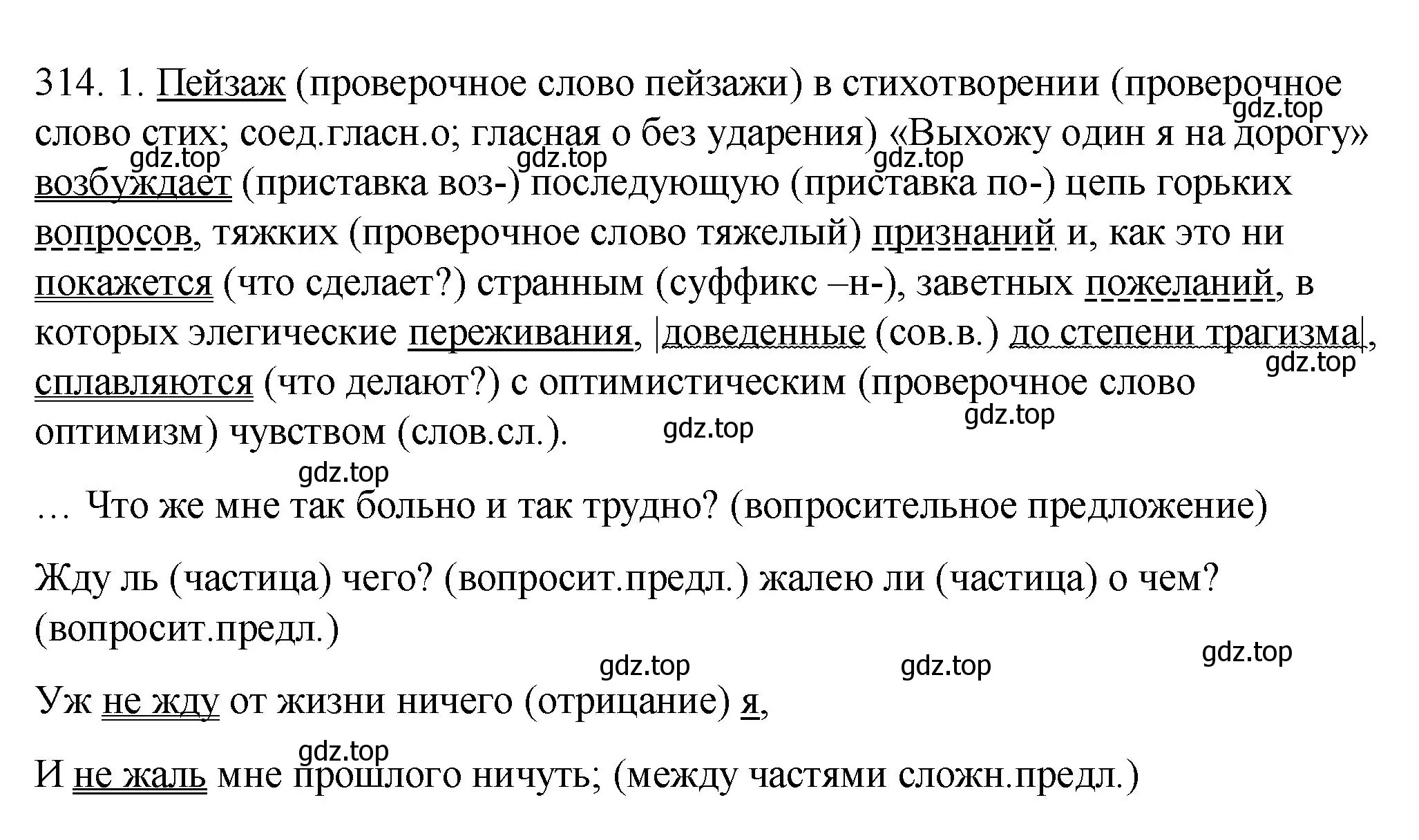 Решение номер 314 (страница 205) гдз по русскому языку 9 класс Пичугов, Еремеева, учебник