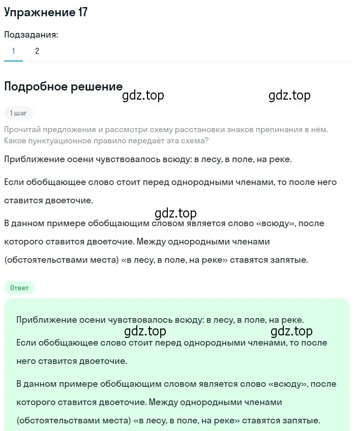 Решение 2. номер 17 (страница 19) гдз по русскому языку 9 класс Пичугов, Еремеева, учебник