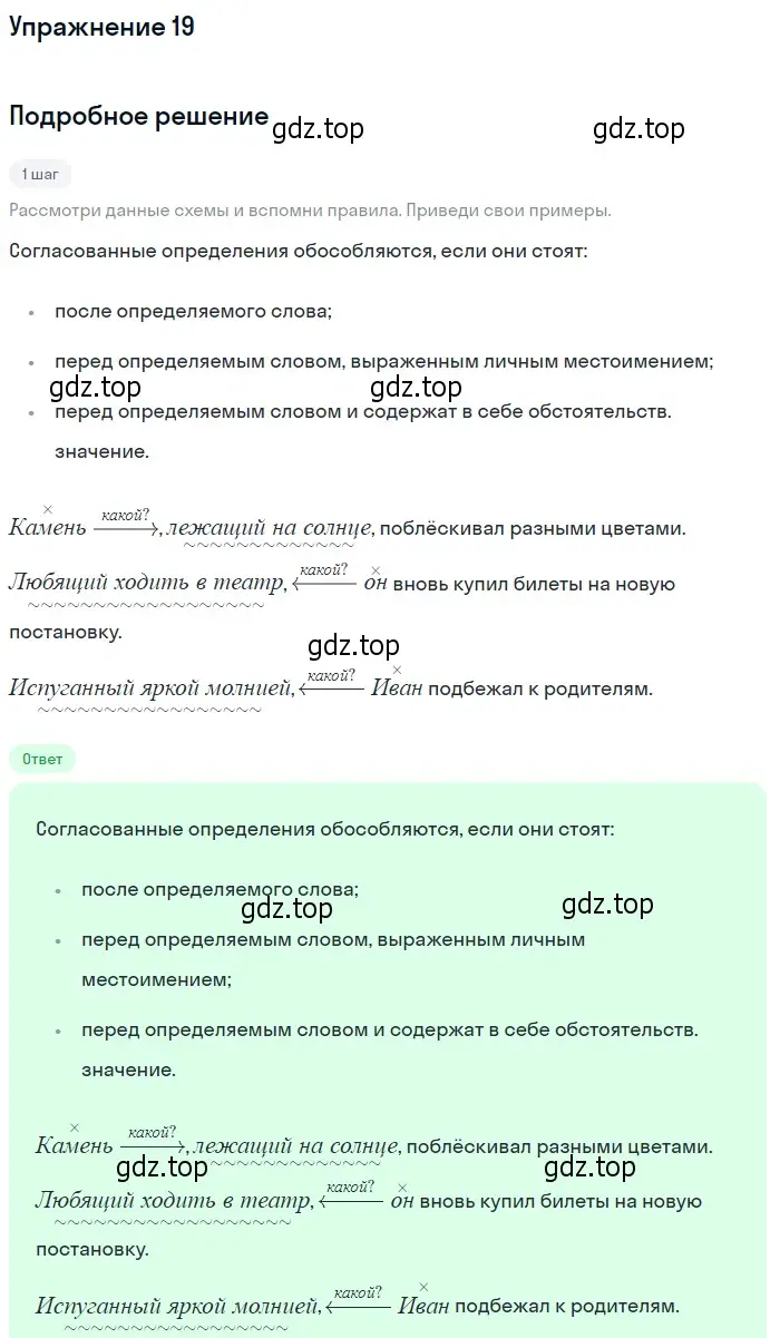 Решение 2. номер 19 (страница 20) гдз по русскому языку 9 класс Пичугов, Еремеева, учебник