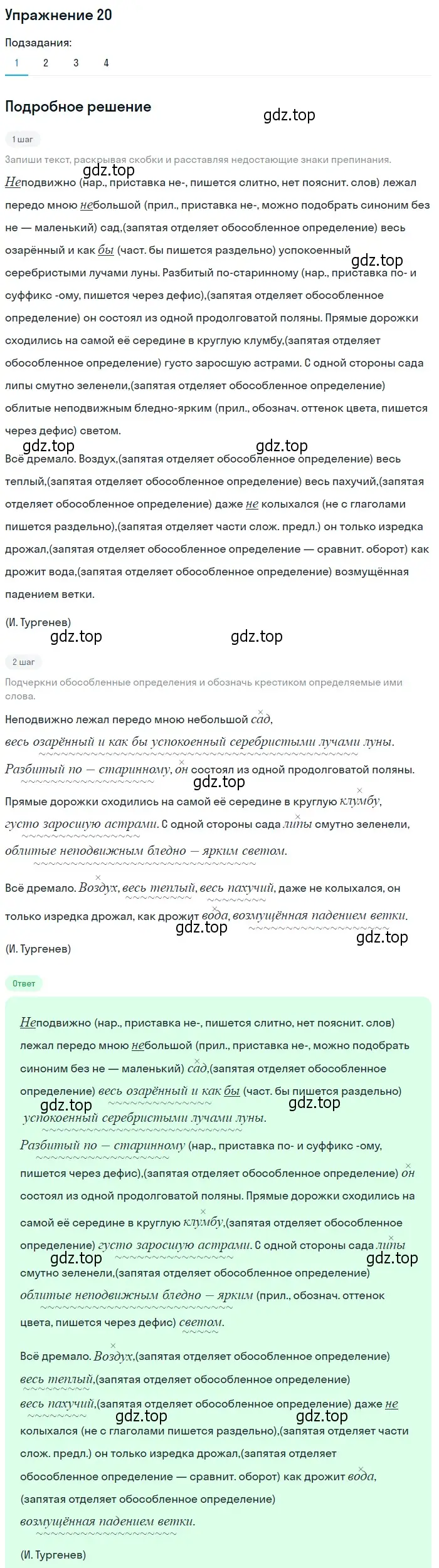 Решение 2. номер 20 (страница 20) гдз по русскому языку 9 класс Пичугов, Еремеева, учебник