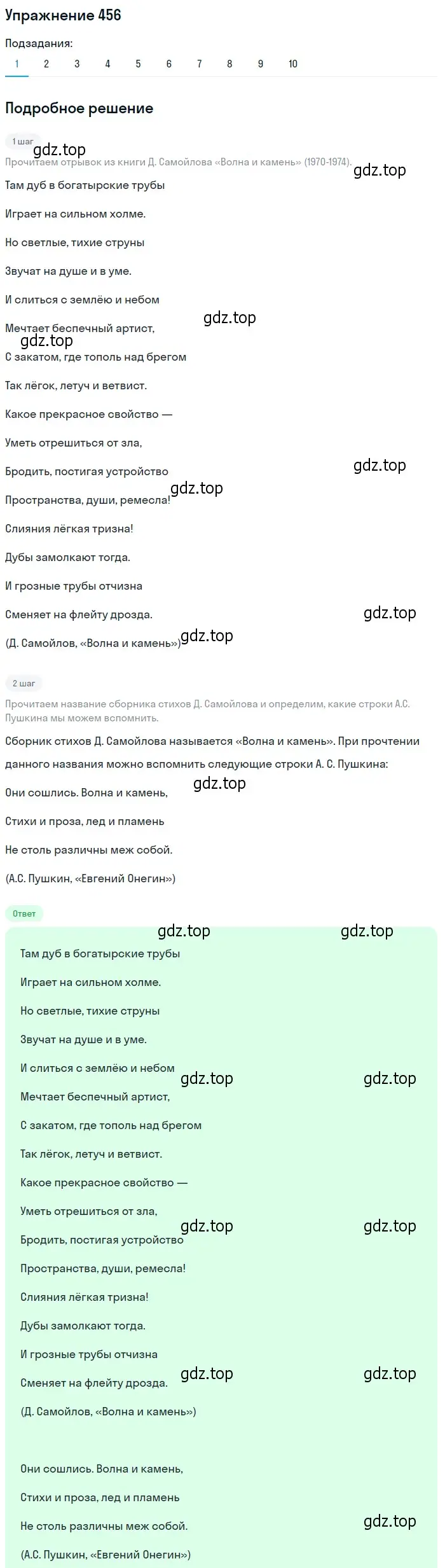 Решение 2. номер 456 (страница 310) гдз по русскому языку 9 класс Пичугов, Еремеева, учебник