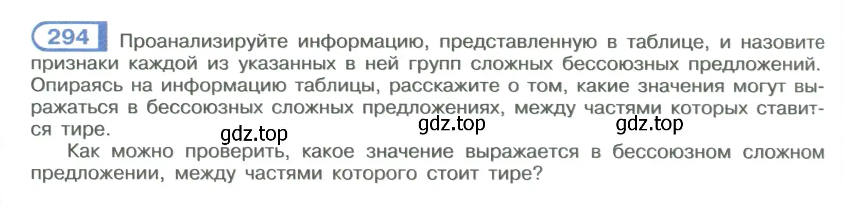 Условие номер 294 (страница 168) гдз по русскому языку 9 класс Рыбченкова, Александрова, учебник