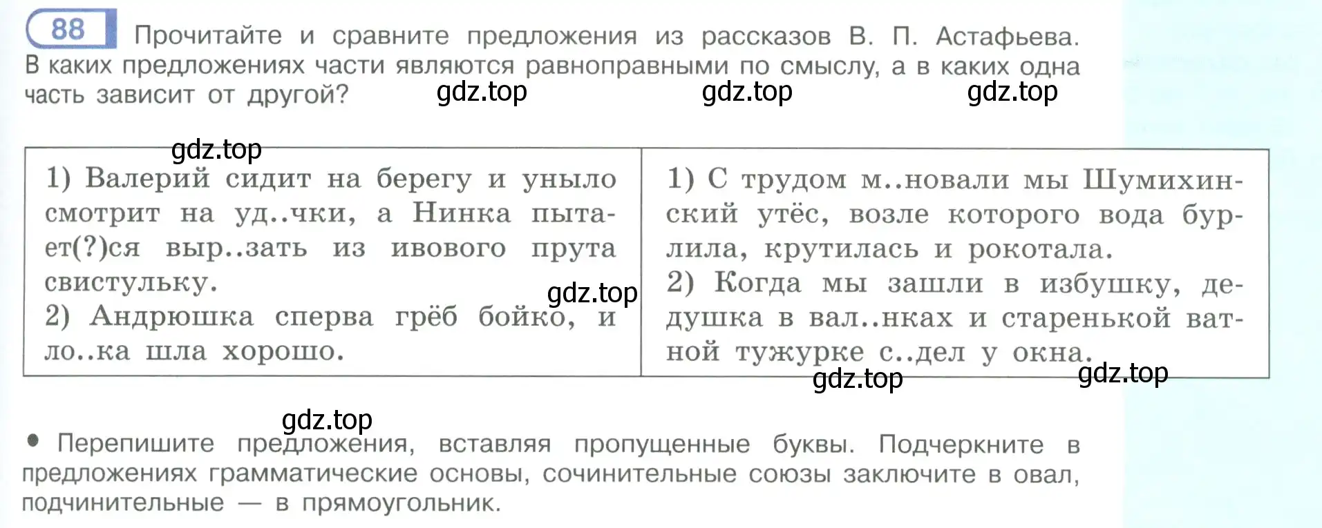 Условие номер 88 (страница 53) гдз по русскому языку 9 класс Рыбченкова, Александрова, учебник