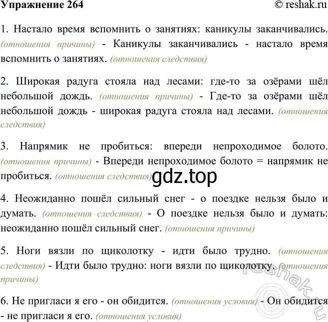 Решение номер 264 (страница 151) гдз по русскому языку 9 класс Рыбченкова, Александрова, учебник