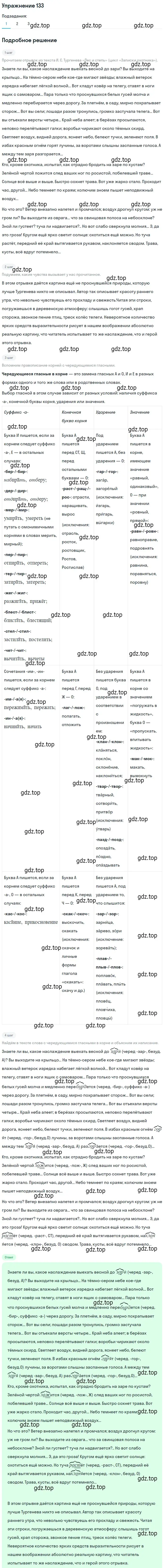 Решение 2. номер 133 (страница 124) гдз по русскому языку 10-11 класс Гольцова, Шамшин, учебник 1 часть