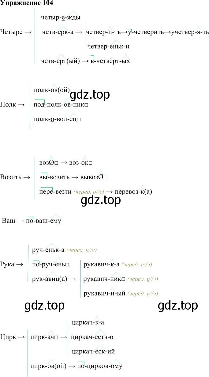 Решение 3. номер 104 (страница 101) гдз по русскому языку 10-11 класс Гольцова, Шамшин, учебник 1 часть