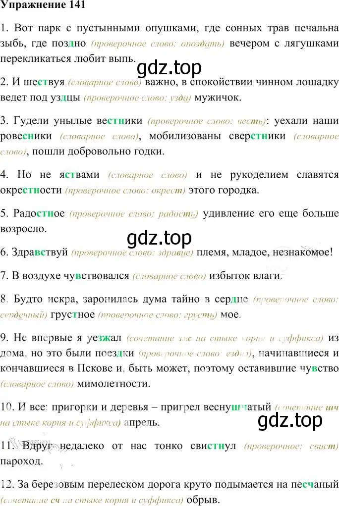 Решение 3. номер 141 (страница 132) гдз по русскому языку 10-11 класс Гольцова, Шамшин, учебник 1 часть