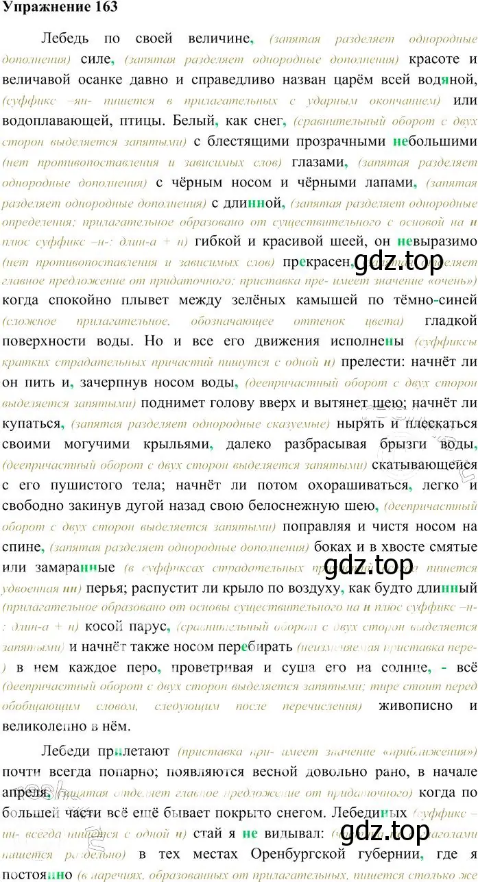 Решение 3. номер 163 (страница 227) гдз по русскому языку 10-11 класс Гольцова, Шамшин, учебник 2 часть