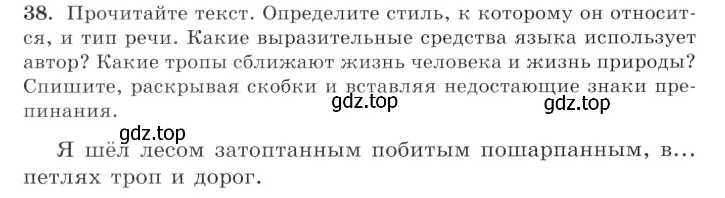 Условие номер 38 (страница 32) гдз по русскому языку 10-11 класс Греков, Крючков, учебник