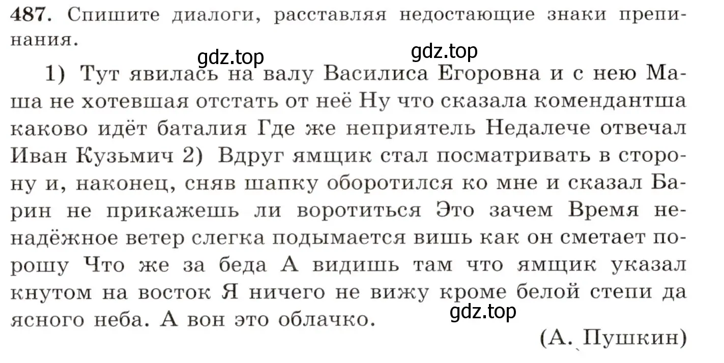 Условие номер 487 (страница 337) гдз по русскому языку 10-11 класс Греков, Крючков, учебник