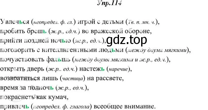 Решение 3. номер 114 (страница 88) гдз по русскому языку 10-11 класс Греков, Крючков, учебник