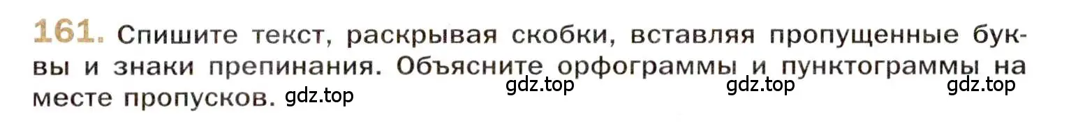 Условие номер 161 (страница 251) гдз по русскому языку 10 класс Гусарова, учебник