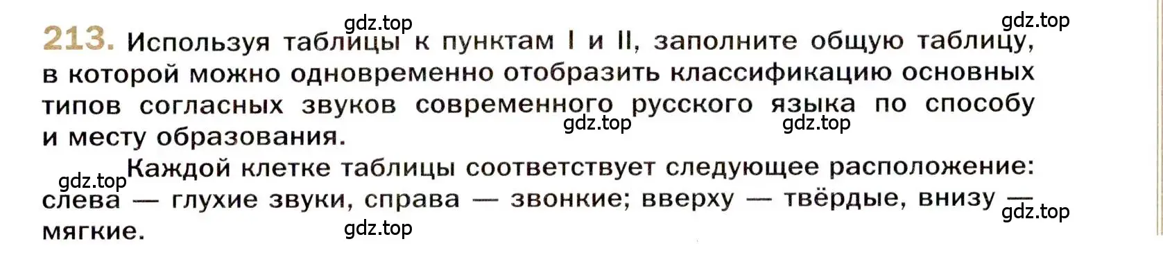 Условие номер 213 (страница 323) гдз по русскому языку 10 класс Гусарова, учебник