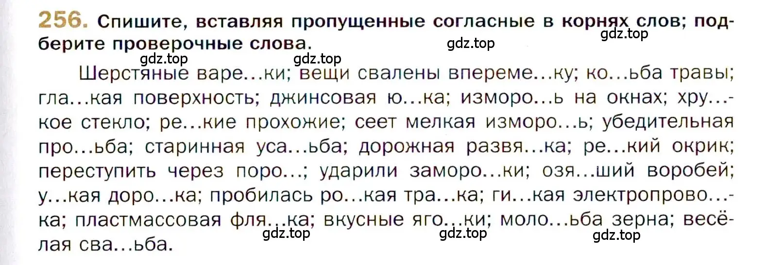 Условие номер 256 (страница 357) гдз по русскому языку 10 класс Гусарова, учебник