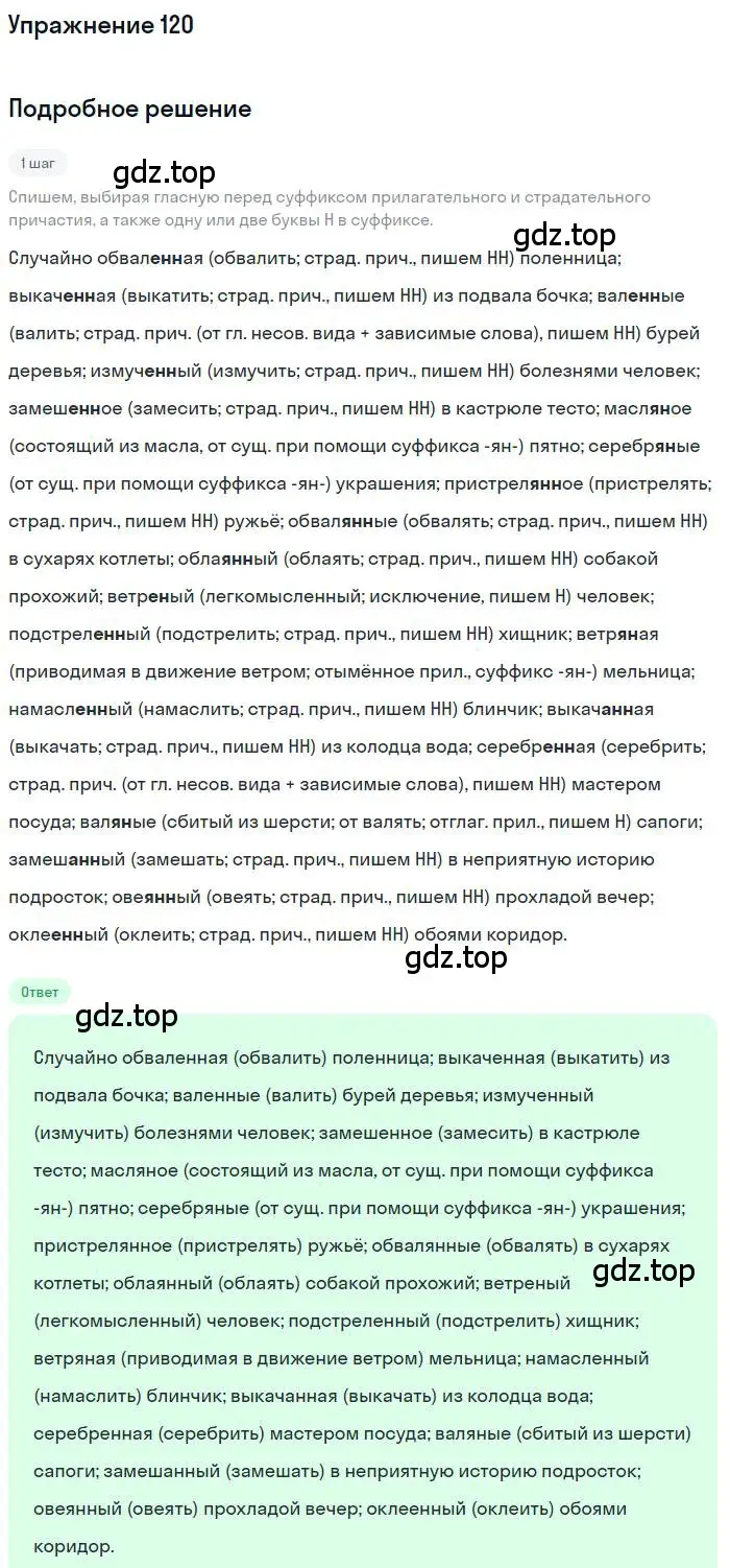 Решение номер 120 (страница 202) гдз по русскому языку 10 класс Гусарова, учебник