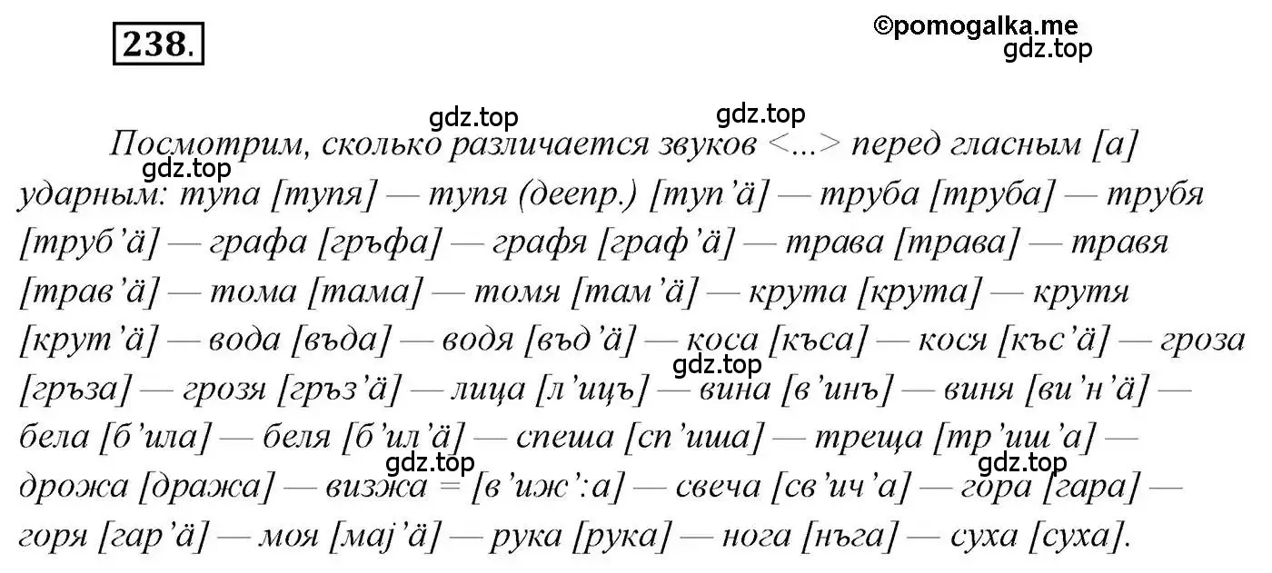 Решение 2. номер 238 (страница 336) гдз по русскому языку 10 класс Гусарова, учебник