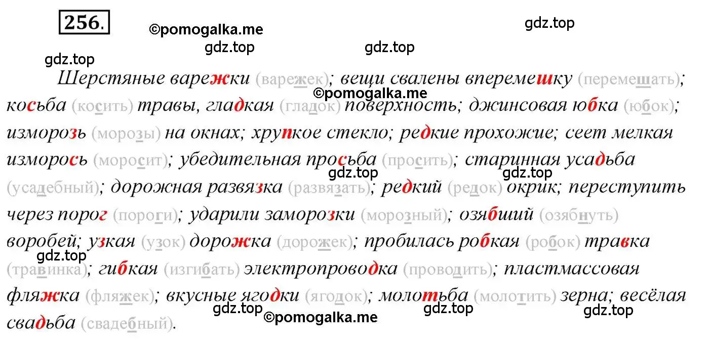 Решение 2. номер 256 (страница 357) гдз по русскому языку 10 класс Гусарова, учебник