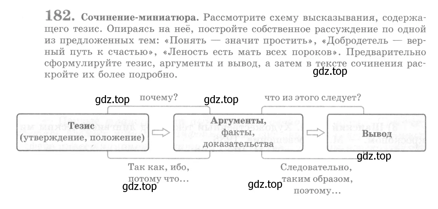 Условие номер 182 (страница 211) гдз по русскому языку 10 класс Львова, Львов, учебник