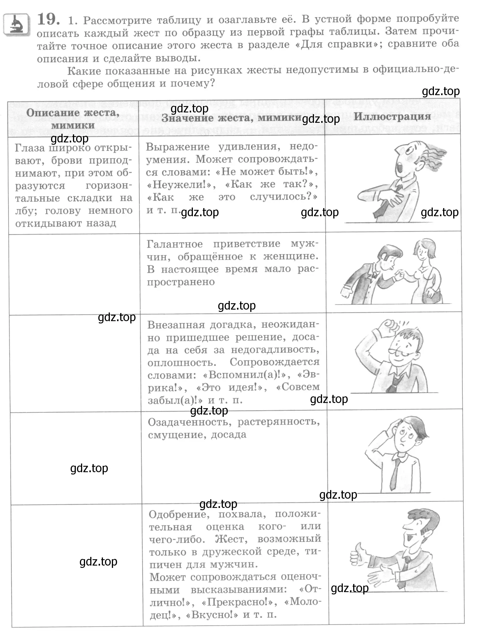 Условие номер 19 (страница 26) гдз по русскому языку 10 класс Львова, Львов, учебник