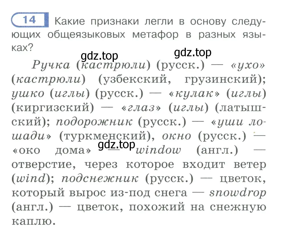 Условие номер 14 (страница 12) гдз по русскому языку 10-11 класс Рыбченкова, Александрова, учебник