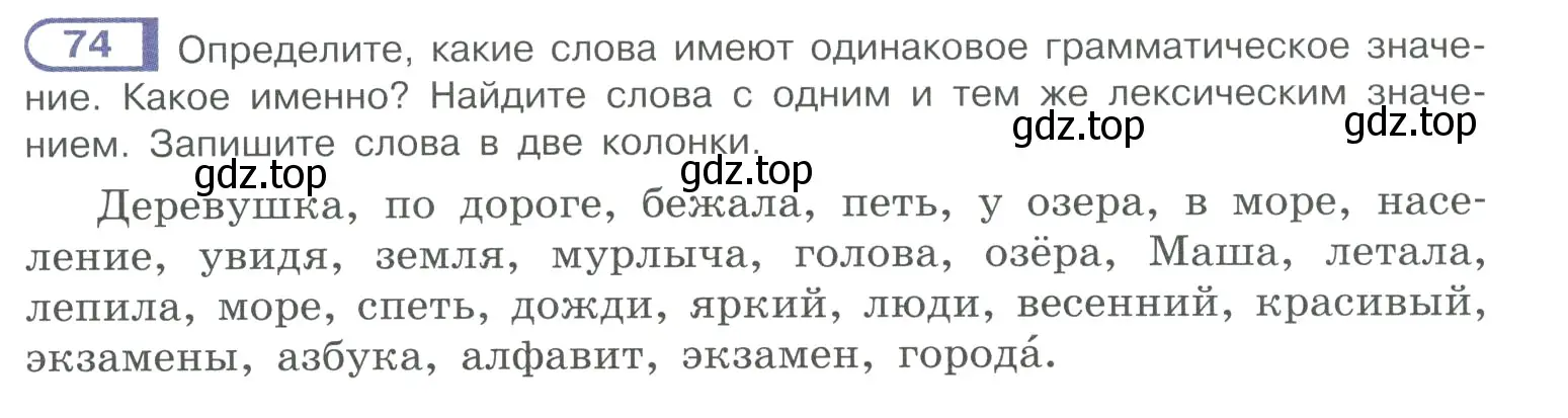 Условие номер 74 (страница 50) гдз по русскому языку 10-11 класс Рыбченкова, Александрова, учебник