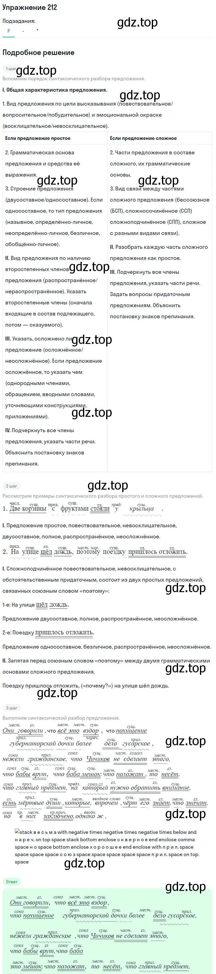 Решение номер 212 (страница 100) гдз по русскому языку 10-11 класс Рыбченкова, Александрова, учебник