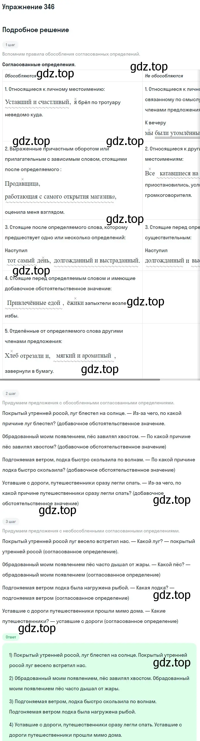 Решение номер 346 (страница 169) гдз по русскому языку 10-11 класс Рыбченкова, Александрова, учебник