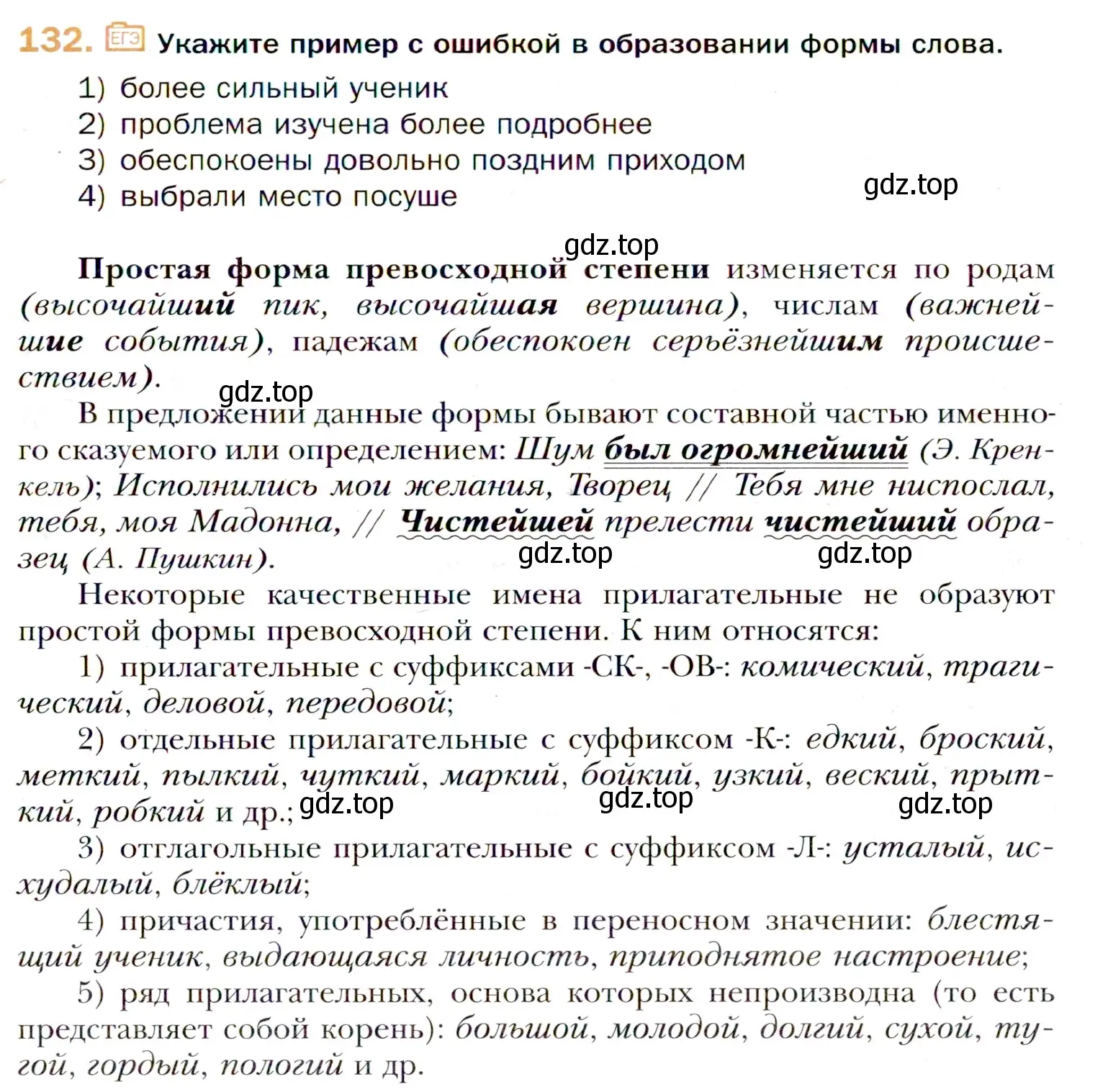 Условие номер 132 (страница 217) гдз по русскому языку 11 класс Гусарова, учебник