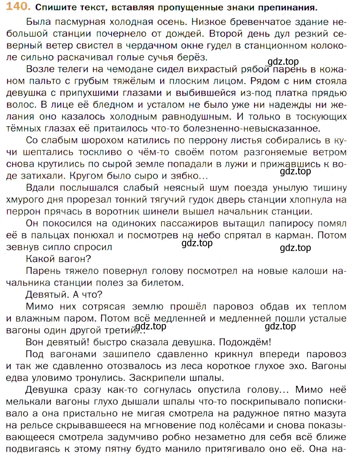 Условие номер 140 (страница 225) гдз по русскому языку 11 класс Гусарова, учебник