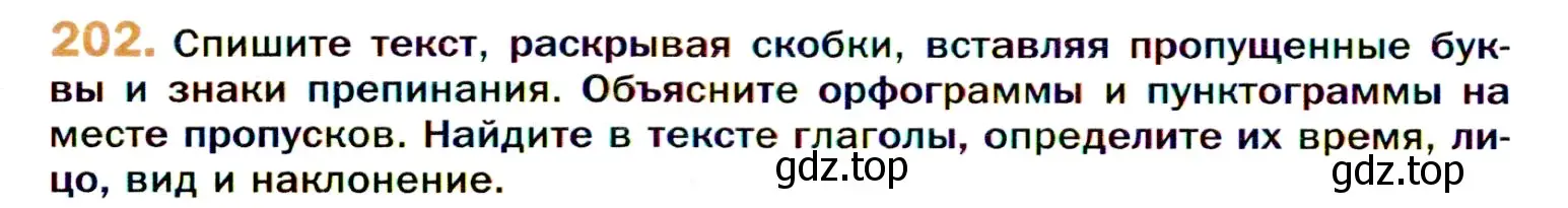 Условие номер 202 (страница 310) гдз по русскому языку 11 класс Гусарова, учебник