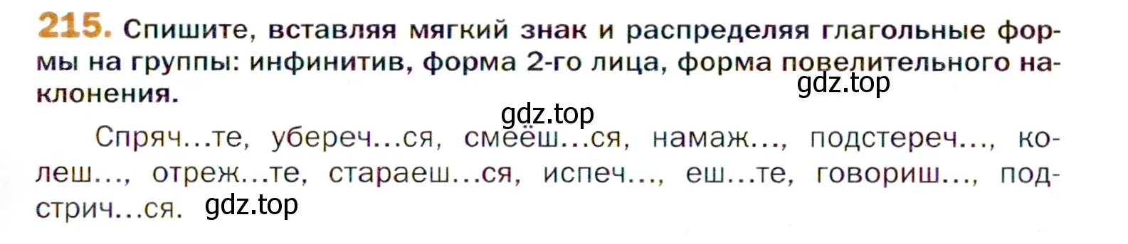 Условие номер 215 (страница 321) гдз по русскому языку 11 класс Гусарова, учебник